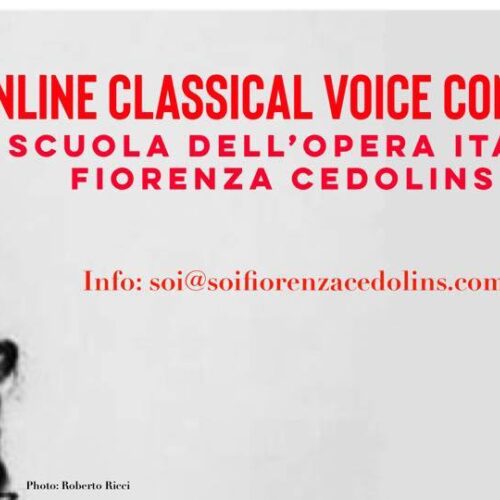 ACTUALITÉS- Le premier « Concours de chant lyrique virtuel SOI » (Scuola dell'Opera Italiana il Fiorenza Cedolins)