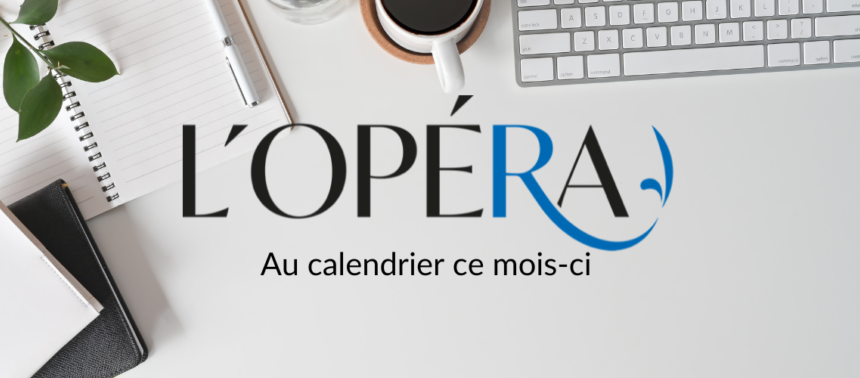 CALENDRIER QUÉBÉCOIS D'ART LYRIQUE